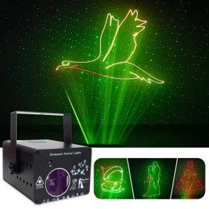 9 in 1 festive animated laser